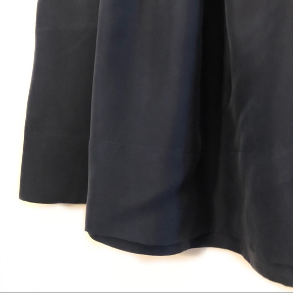 Talbots 100% Silk High Waist Skirt Pockets Modest - Picture 2 of 8